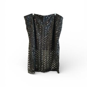 J. Crew Black sequence skirt..